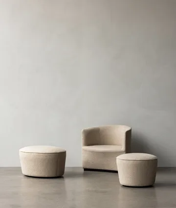 Cairn puf Ø60 cm - Bouclé 02 - Audo Copenhagen