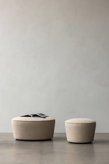Cairn puf oval - Bouclé 02 - Audo Copenhagen
