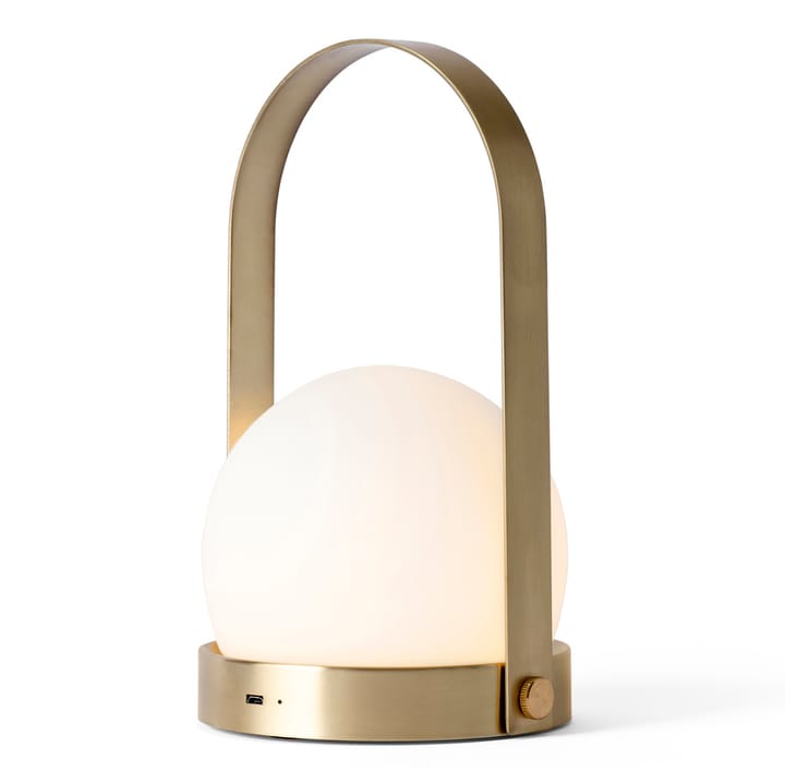 Carrie bærbar bordlampe, børstet messing Audo Copenhagen