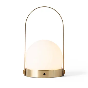 Carrie portabel bordlampe - børstet messing - Audo Copenhagen