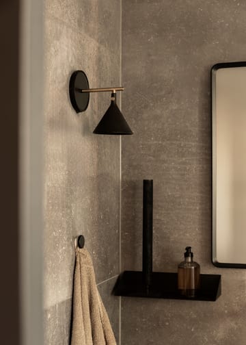 Cast Sconce væglampe diffuser fast installation - Black - Audo Copenhagen