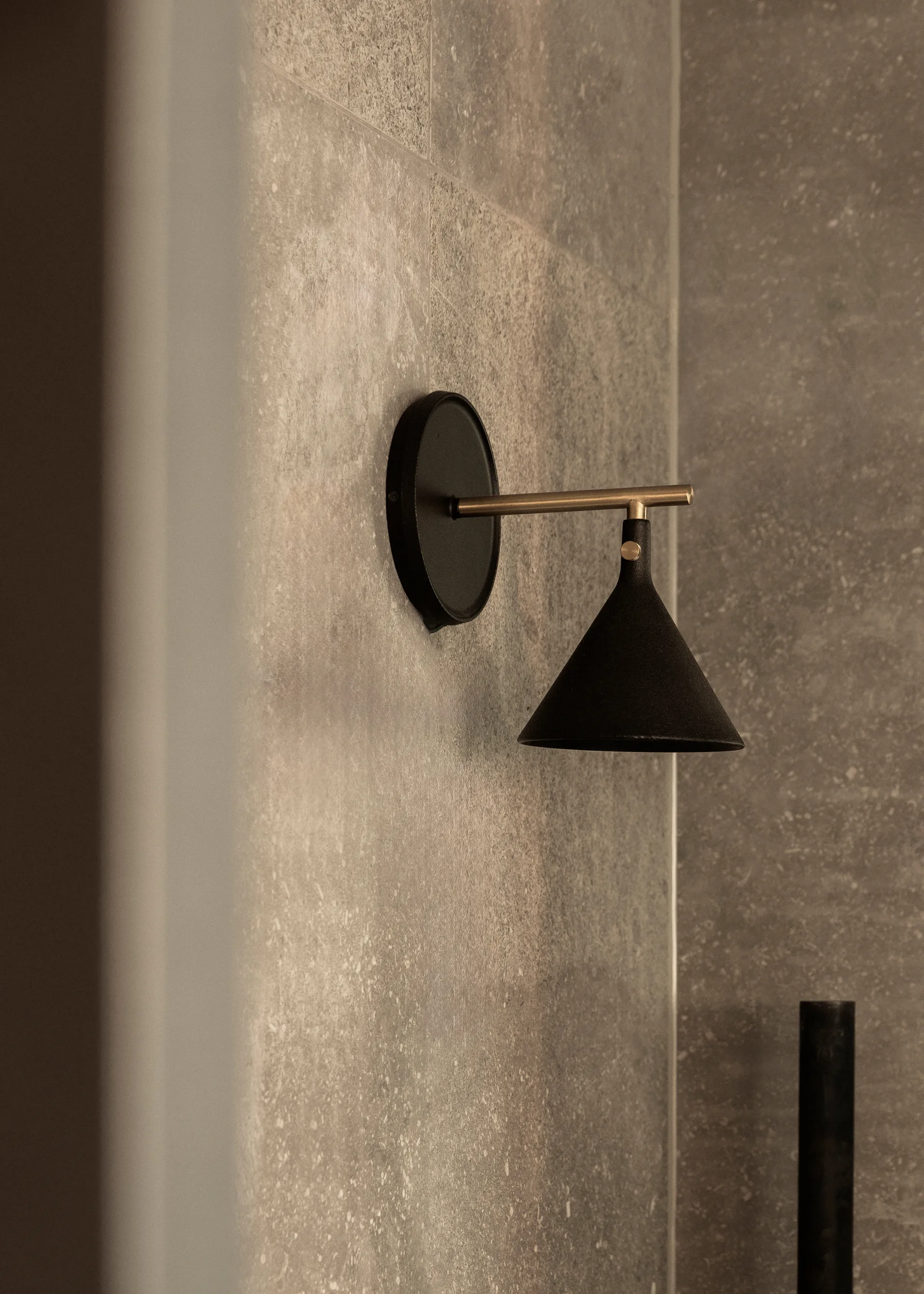 Cast Sconce væglampe diffuser fast installation, Black Audo Copenhagen