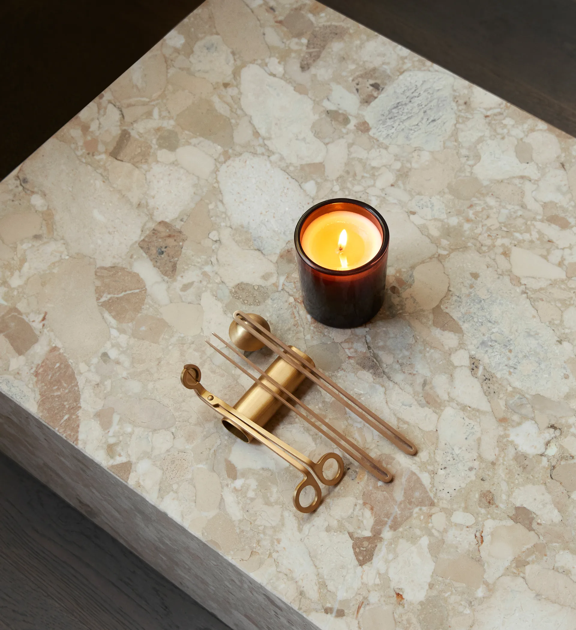 Clip care sæt lys 4 dele, Messing Audo Copenhagen