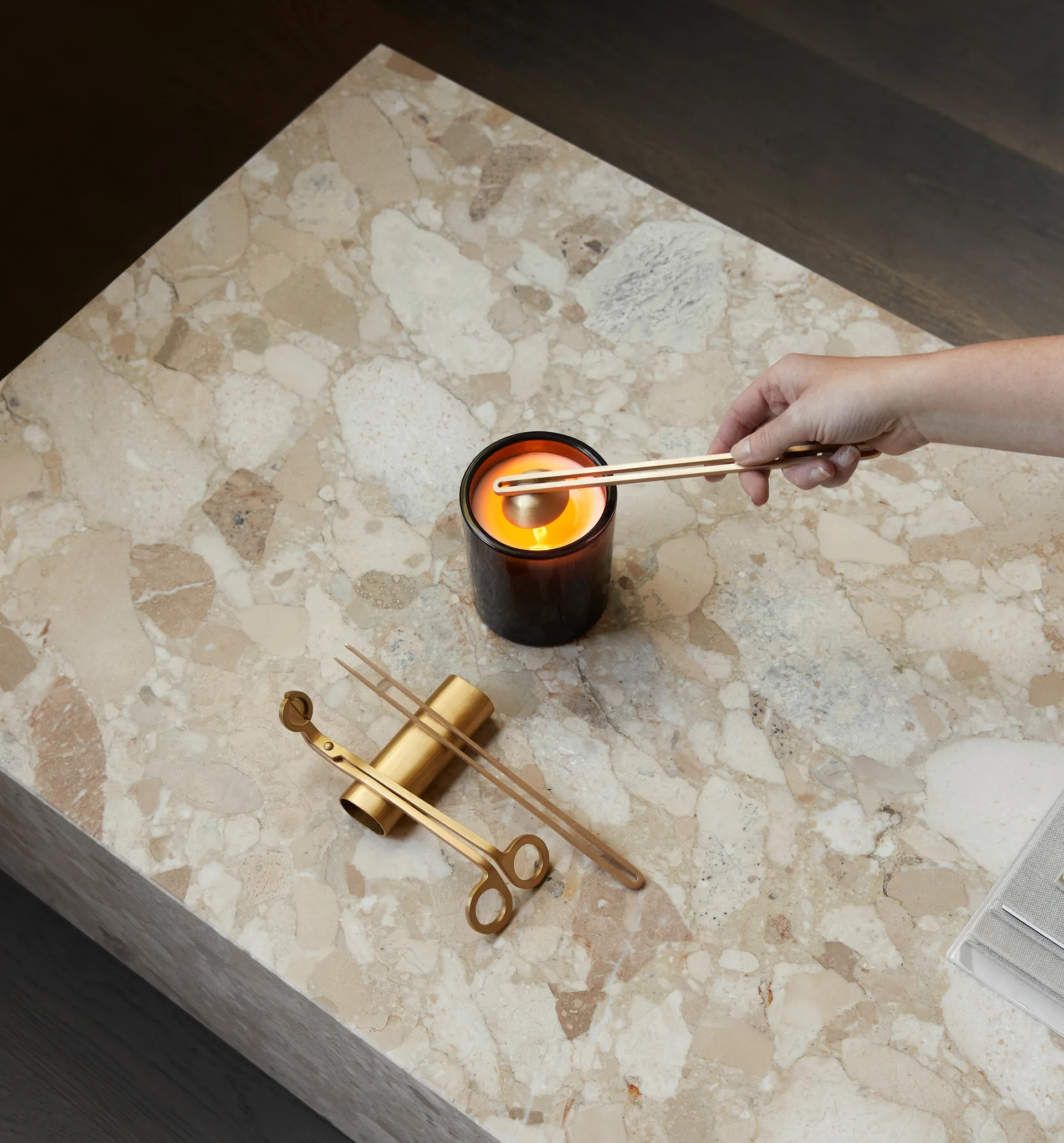 Clip care sæt lys 4 dele, Messing Audo Copenhagen