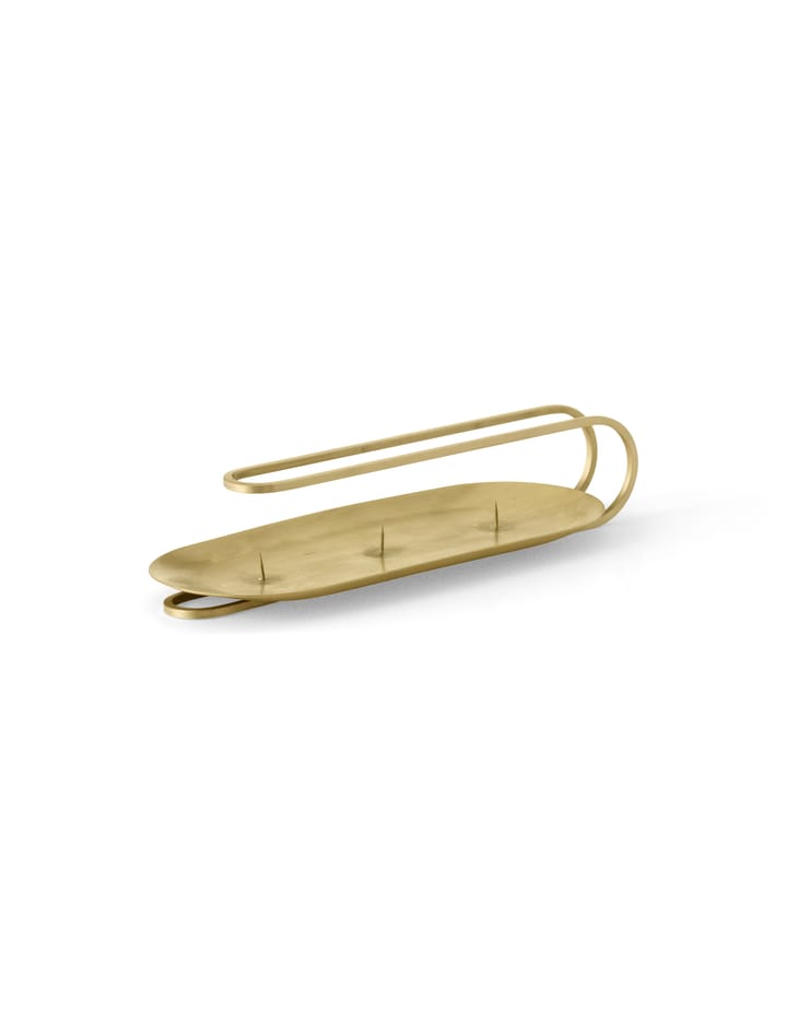Clip lysestage til 3 lys 5 cm, Messing Audo Copenhagen