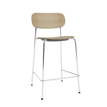 Co Bar Chair barstol - Eg-kromat stål, 65 cm - Audo Copenhagen