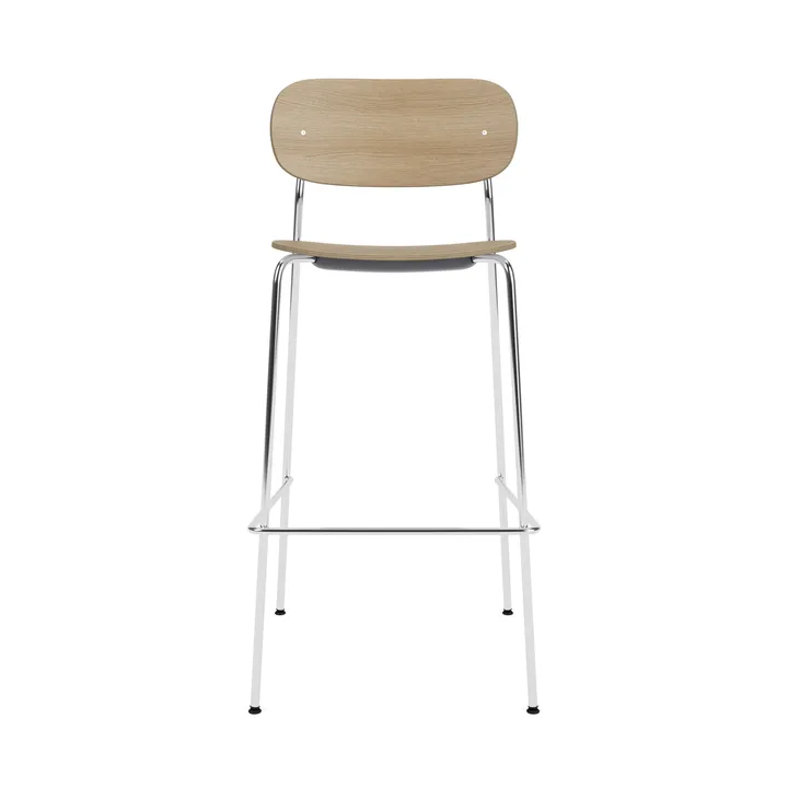 Co Bar Chair barstol - Eg-kromatiseret stål, 75 cm - Audo Copenhagen