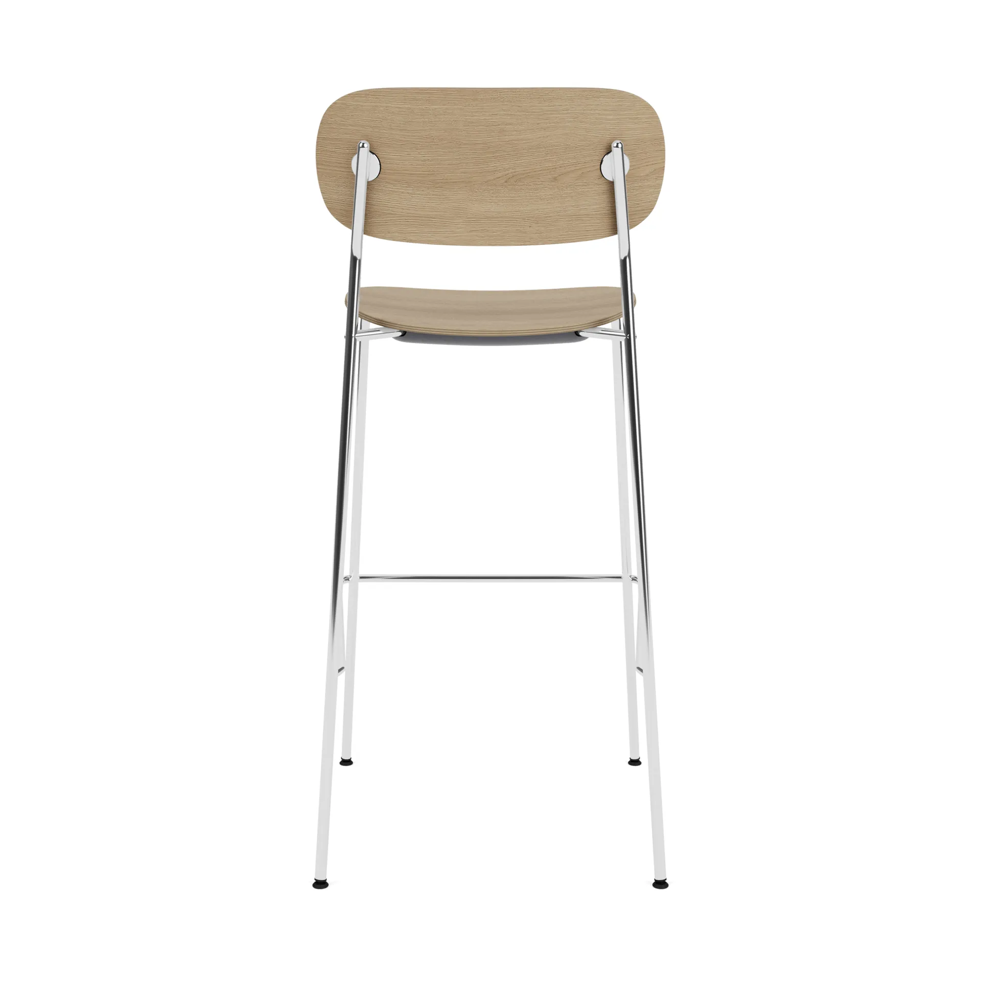 Co Bar Chair barstol, Eg-kromatiseret stål, 75 cm Audo Copenhagen