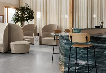 Co Bar Chair barstol - Eg-kromatiseret stål, 75 cm - Audo Copenhagen