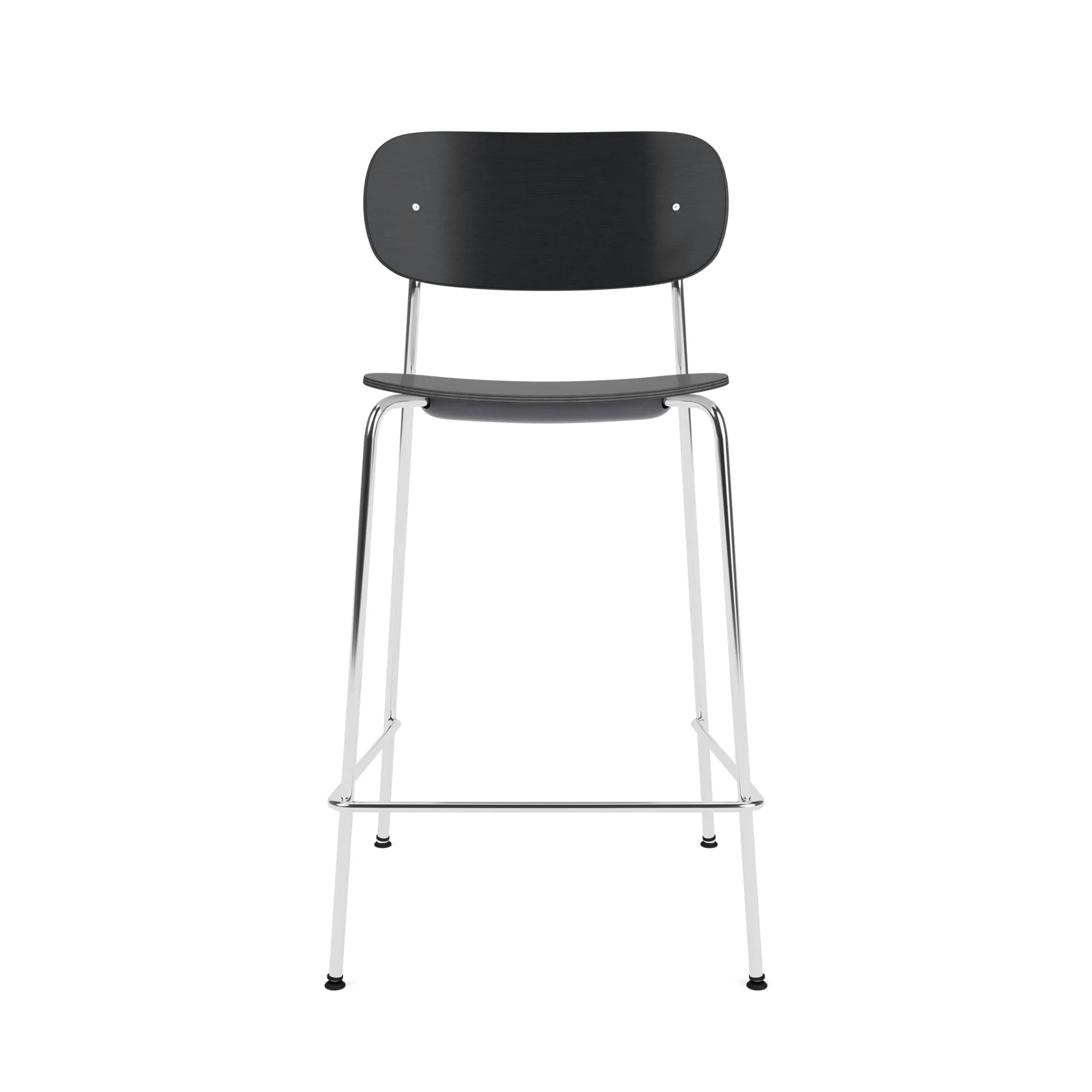 Co Bar Chair barstol, Sort eg-kromeret stål, 65 cm Audo Copenhagen