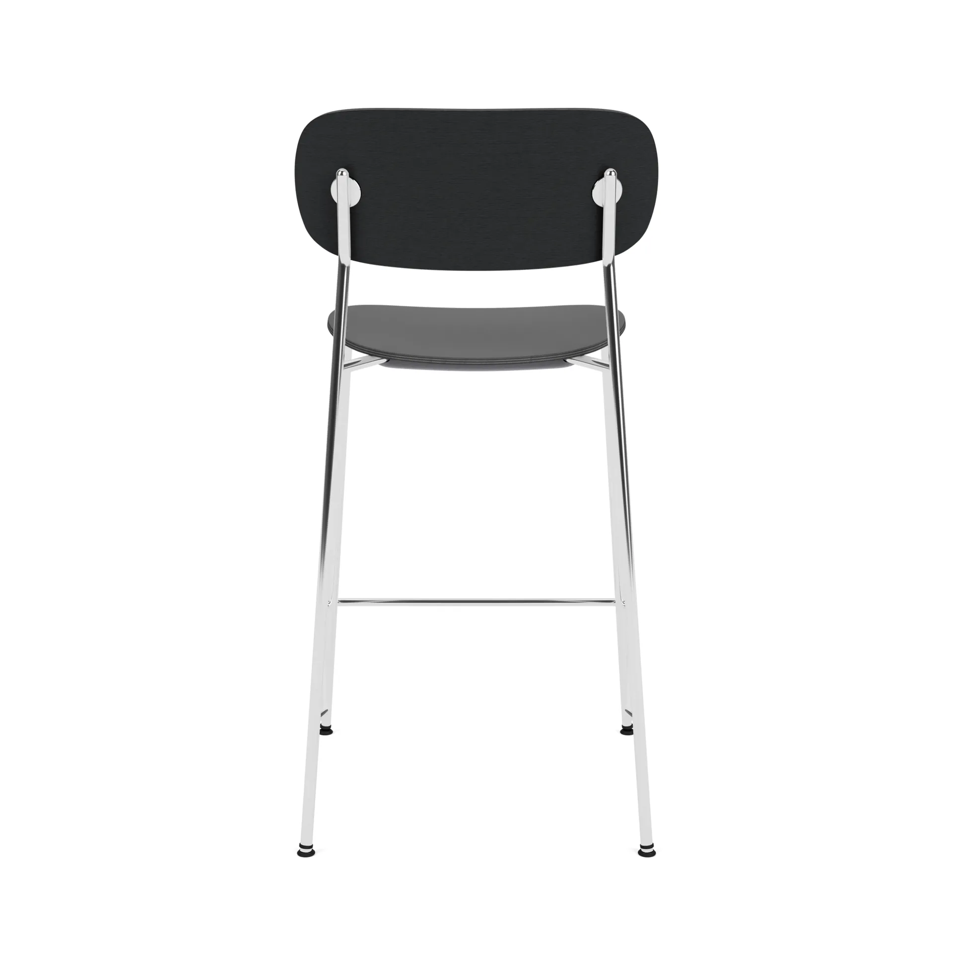 Co Bar Chair barstol, Sort eg-kromeret stål, 65 cm Audo Copenhagen