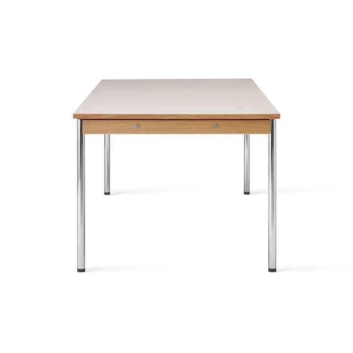 Co Table konferencebord 240x100cm, Chrome, laminate creme Audo Copenhagen