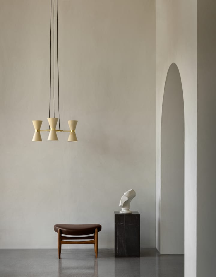 Collector lysekrone 3, Creme Audo Copenhagen