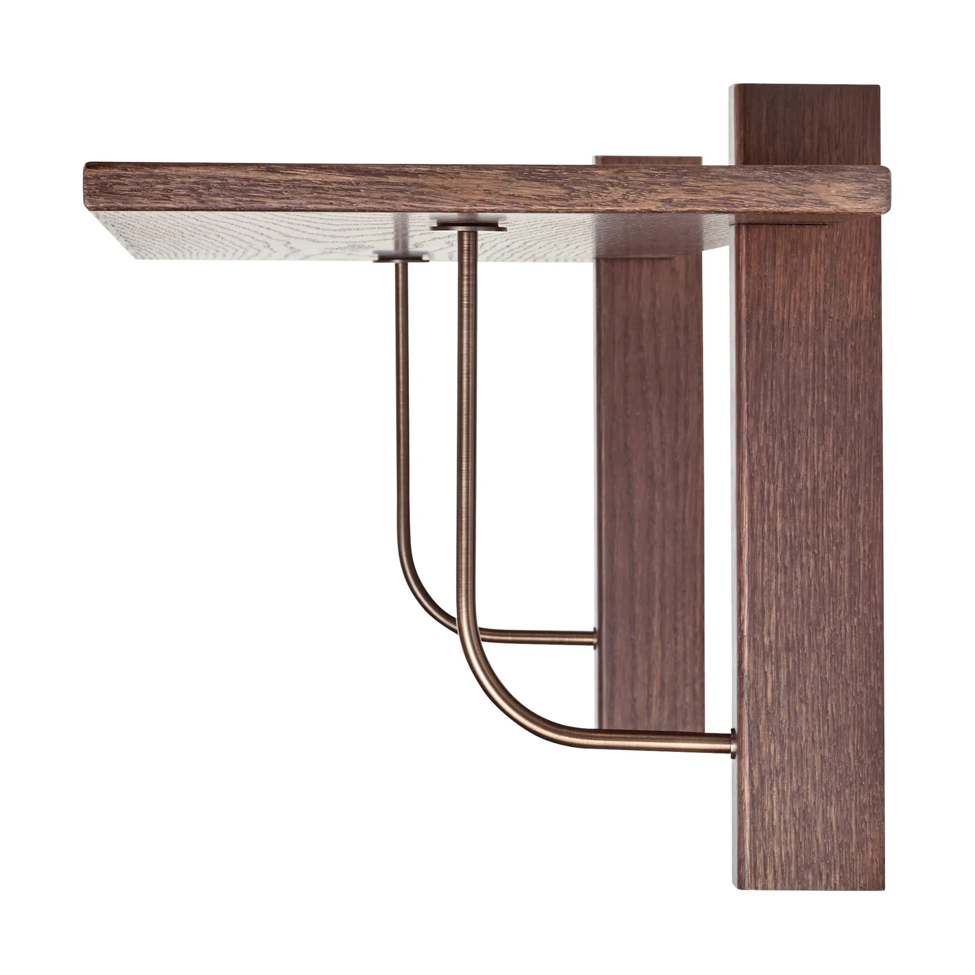 Corbel hylde 100x30cm, Dark stained oak Audo Copenhagen