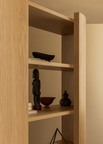 Crescent hylde - Ubehandlet eg, 150x173 cm - Audo Copenhagen