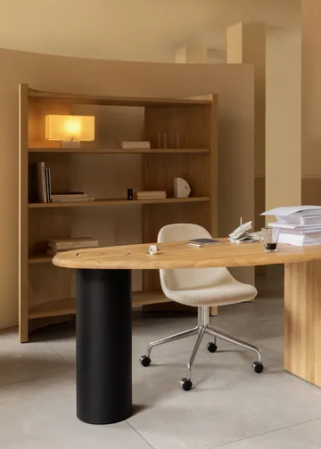 Crescent hylde - Ubehandlet eg, 150x173 cm - Audo Copenhagen