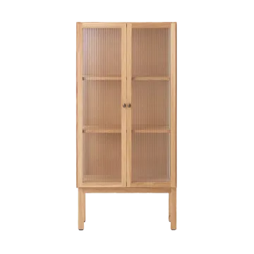 Curiosity skab med glasdøre 143 cm - Oak - Audo Copenhagen