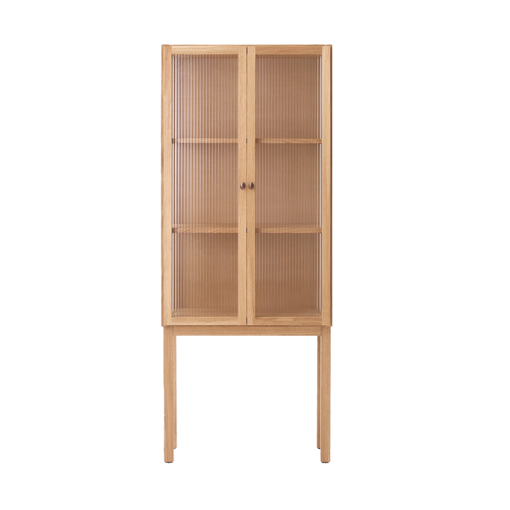 Curiosity skab med glasdøre 168 cm - Oak - Audo Copenhagen