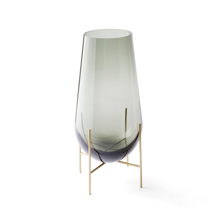 Échasse lille vase, røgfarvet glas Audo Copenhagen
