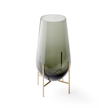 Échasse mellem vase - røgfarvet glas - Audo Copenhagen