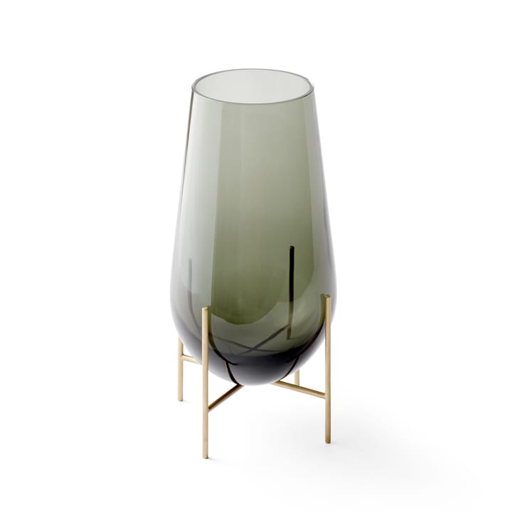 Échasse mellem vase, røgfarvet glas Audo Copenhagen