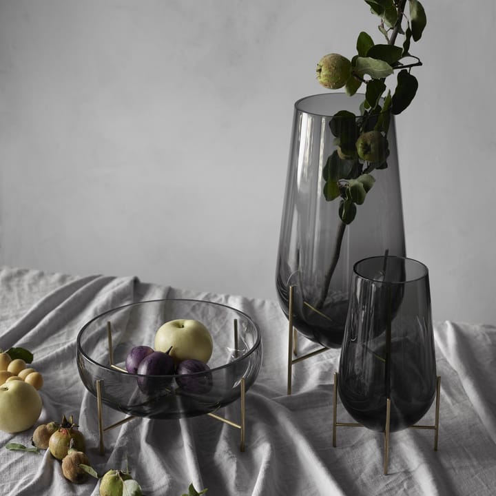 Échasse skål, røgfarvet glas Audo Copenhagen