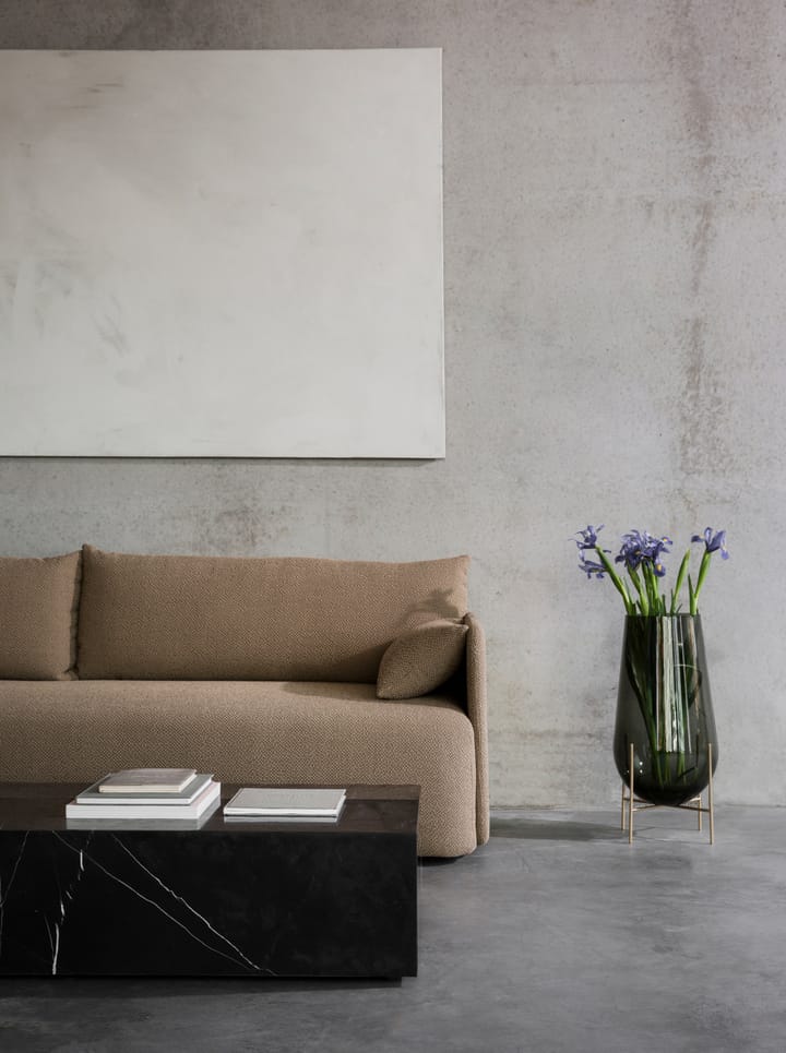 Échasse vase, røgfarvet glas Audo Copenhagen