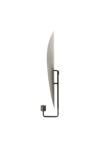 Flambeau lysestage væg 40 cm - Bronzed brass/Grey - Audo Copenhagen