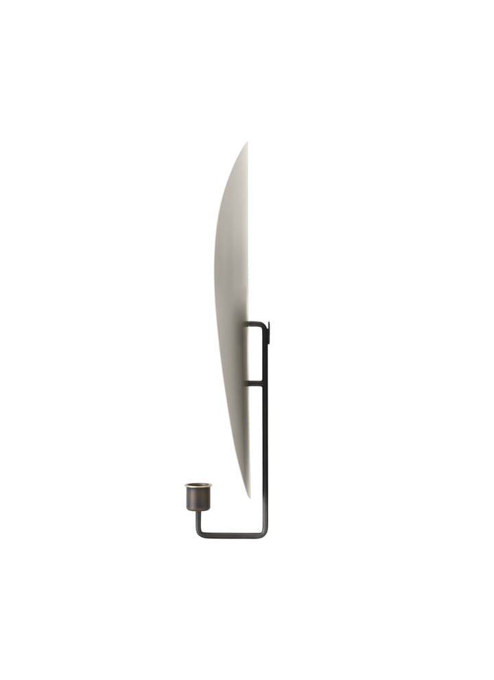 Flambeau lysestage væg 40 cm, Bronzed brass/Grey Audo Copenhagen