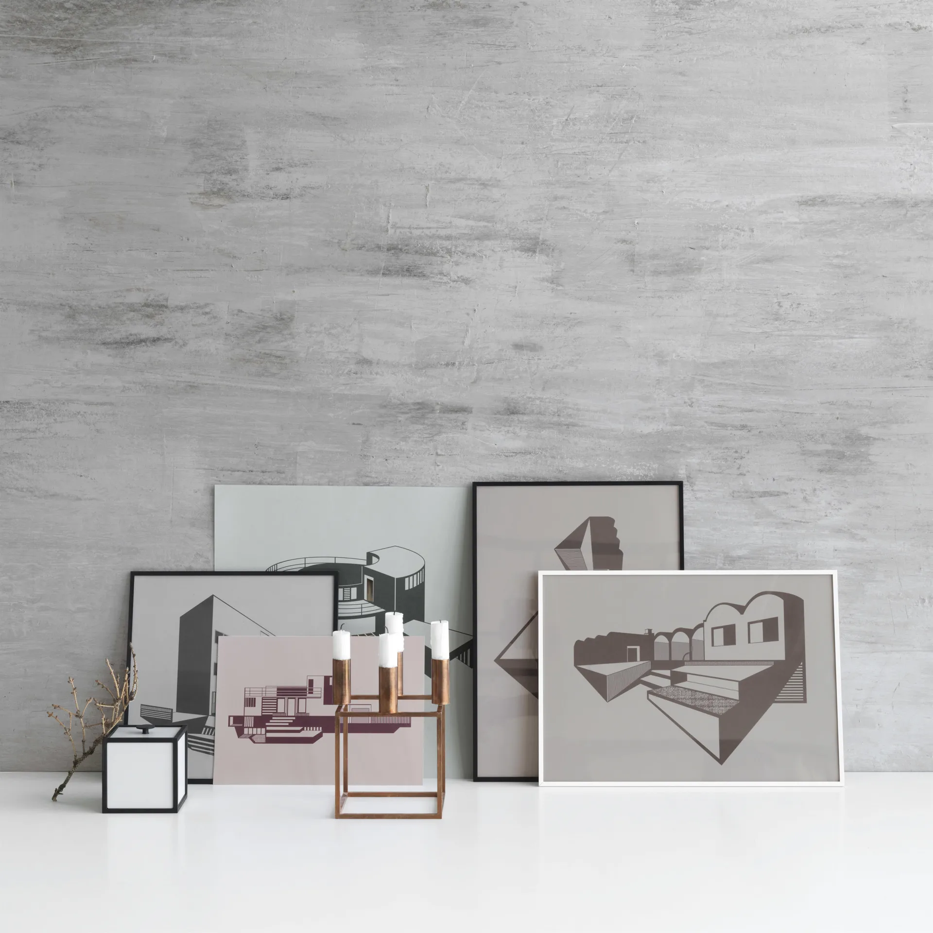 Frame 10 med låg, hvid Audo Copenhagen