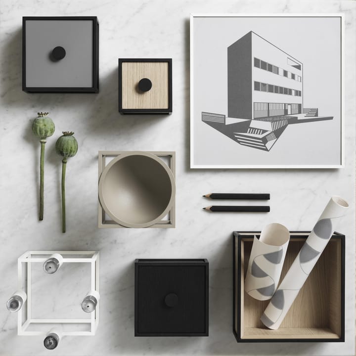 Frame 14 boks med låg - mørkegrå - Audo Copenhagen