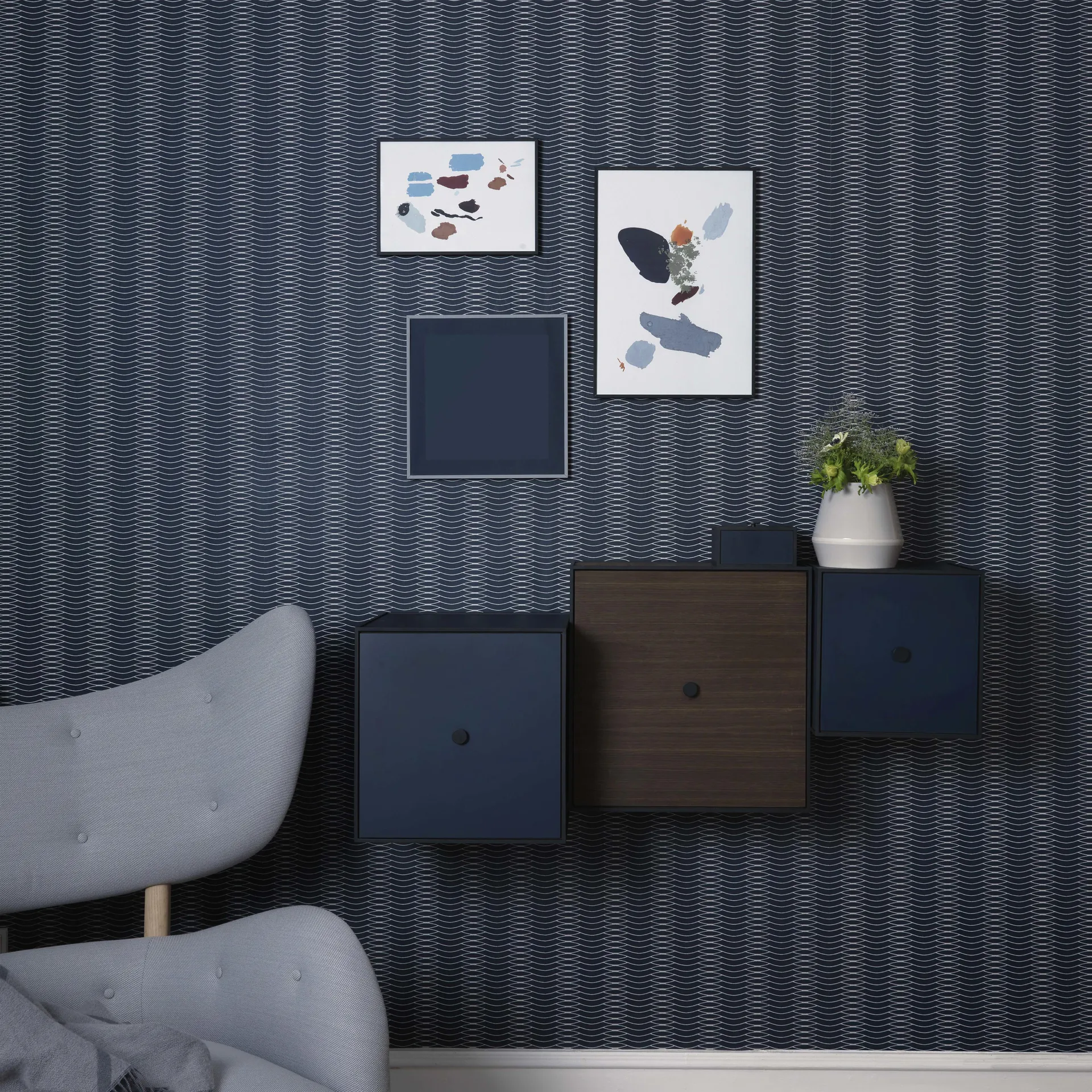 Frame 42 kube med låge, røget eg Audo Copenhagen