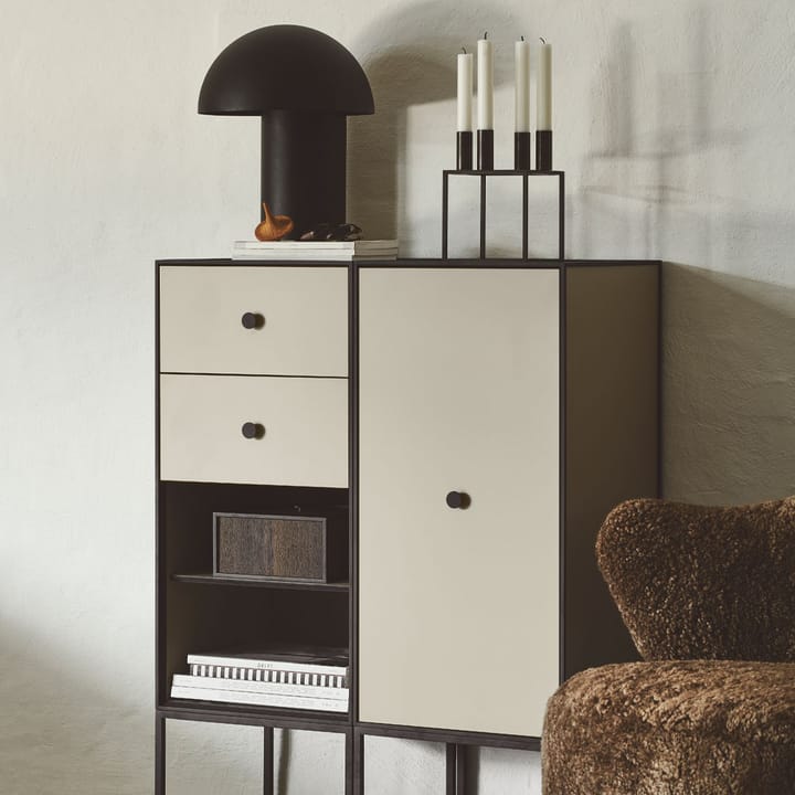 Frame 70 opbevaring, smoked oak, låge, 2 hylder Audo Copenhagen