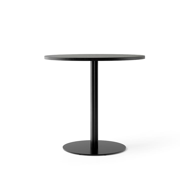 Harbour Column spisebord - Oak black, Ø80 cm, sort stel - Audo Copenhagen