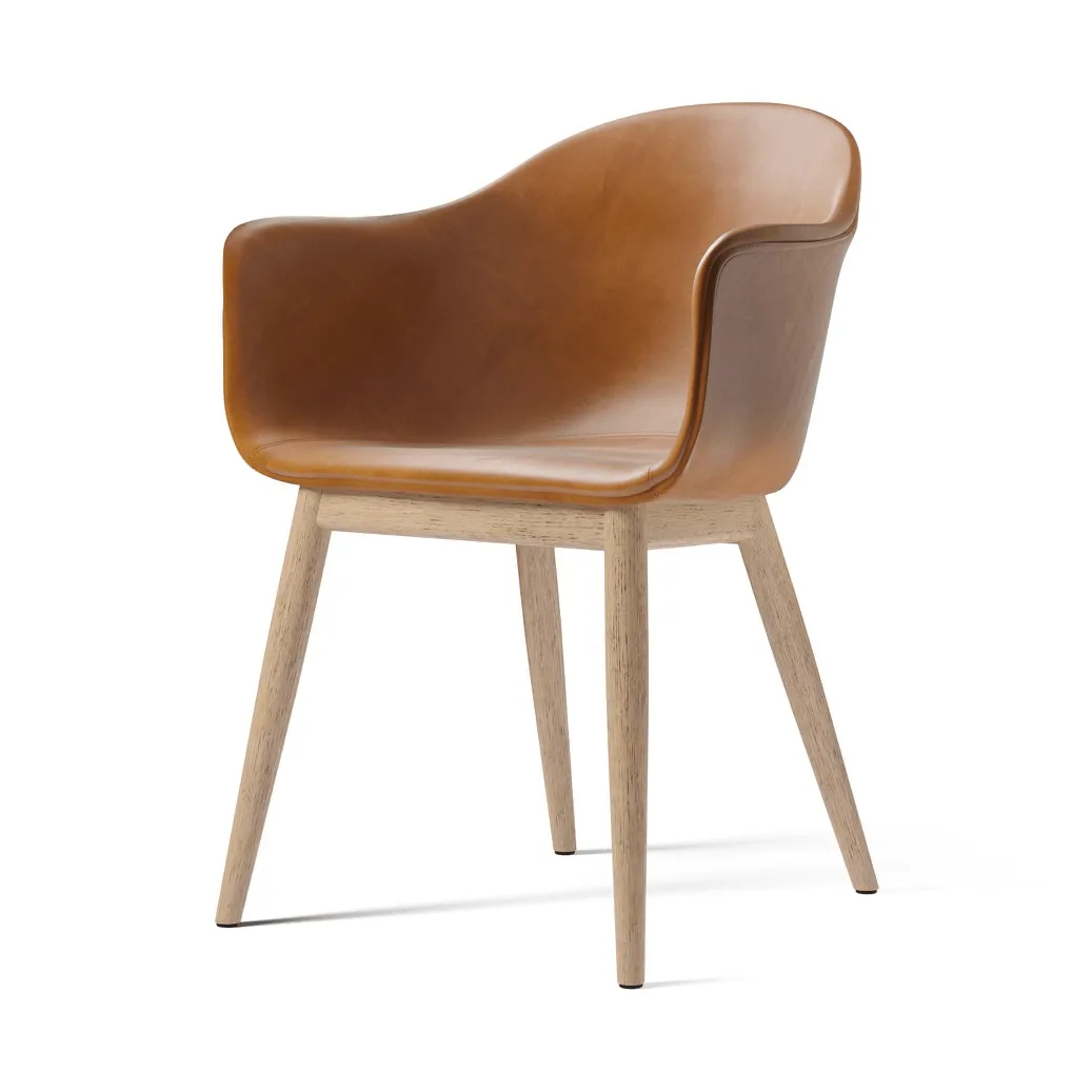 Harbour Dining Chair fuldpolstret, Aida 0250-natur eg Audo Copenhagen