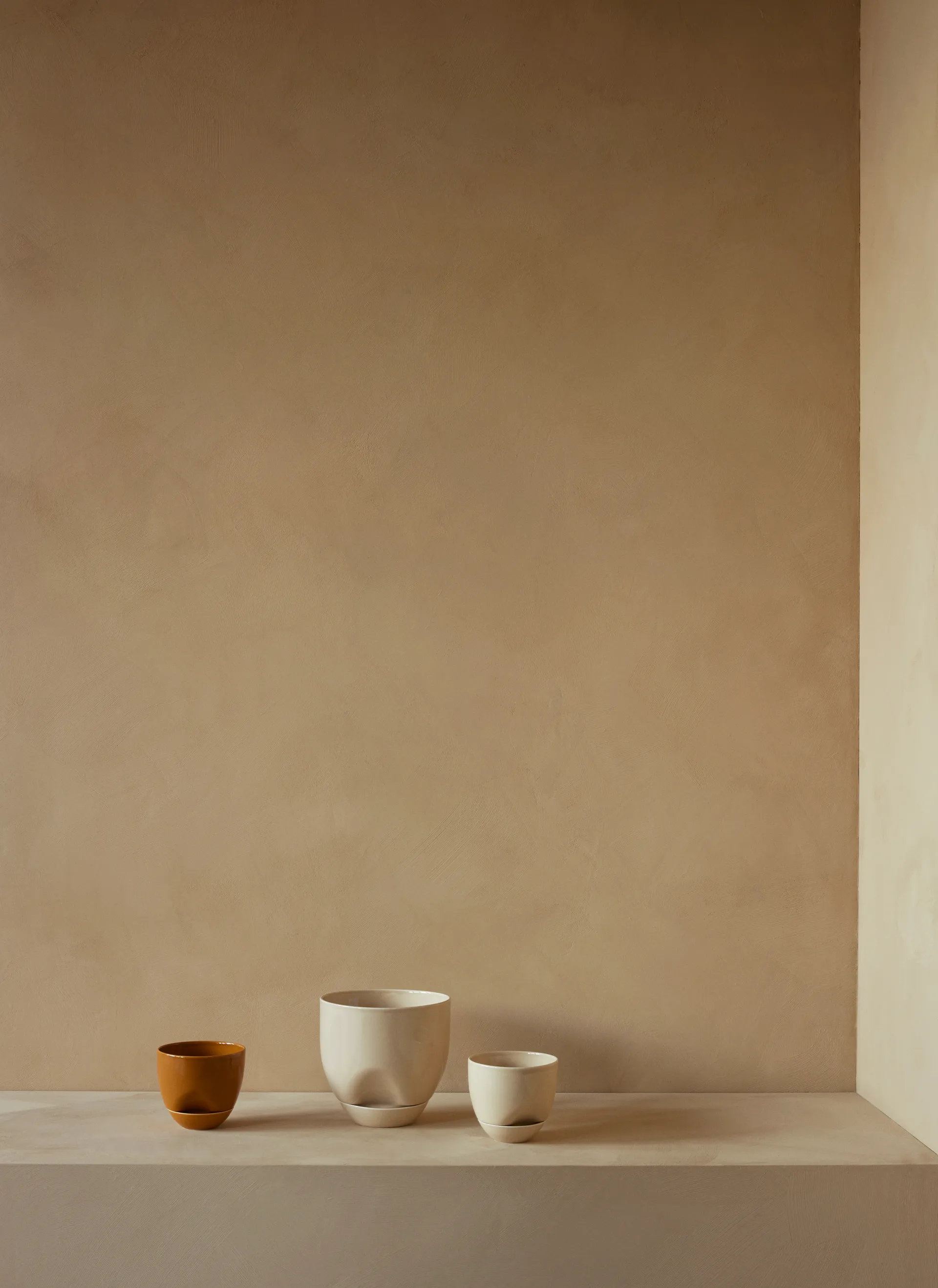 Hydrous krukke Ø12 cm, Ochre Audo Copenhagen