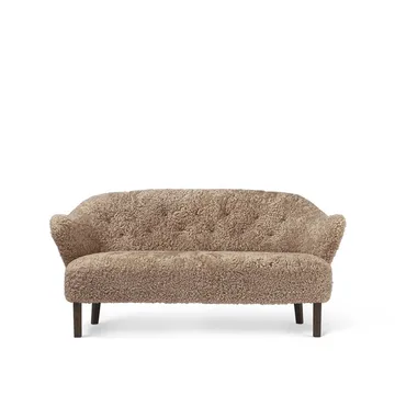 Ingeborg 2,5-pers. sofa - fåreskind sahara, ben røget eg - Audo Copenhagen