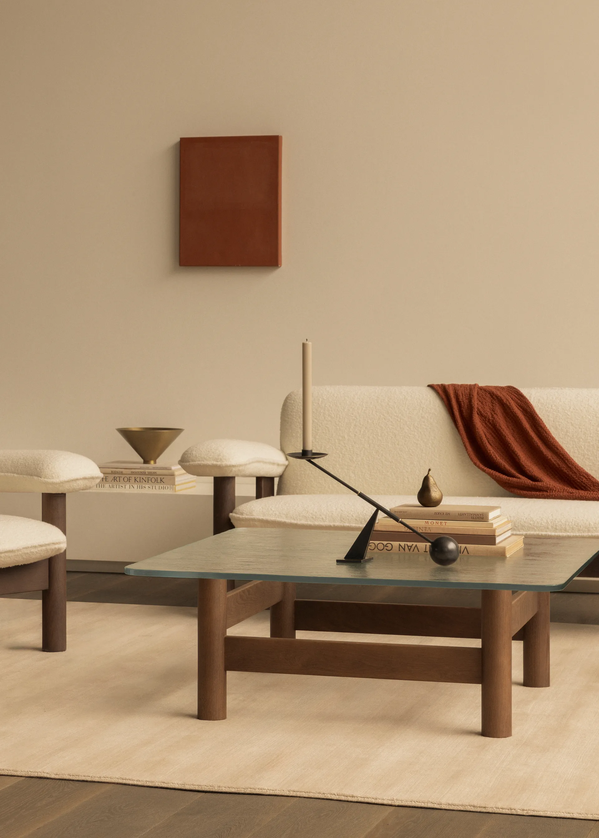 Interconnect lysestage 42,5 cm, Bronzed brass Audo Copenhagen