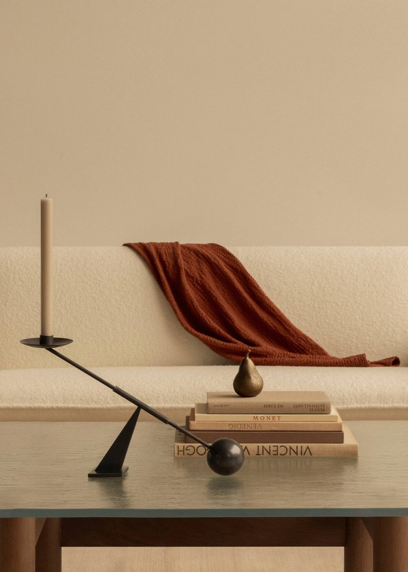Interconnect lysestage 42,5 cm, Bronzed brass Audo Copenhagen