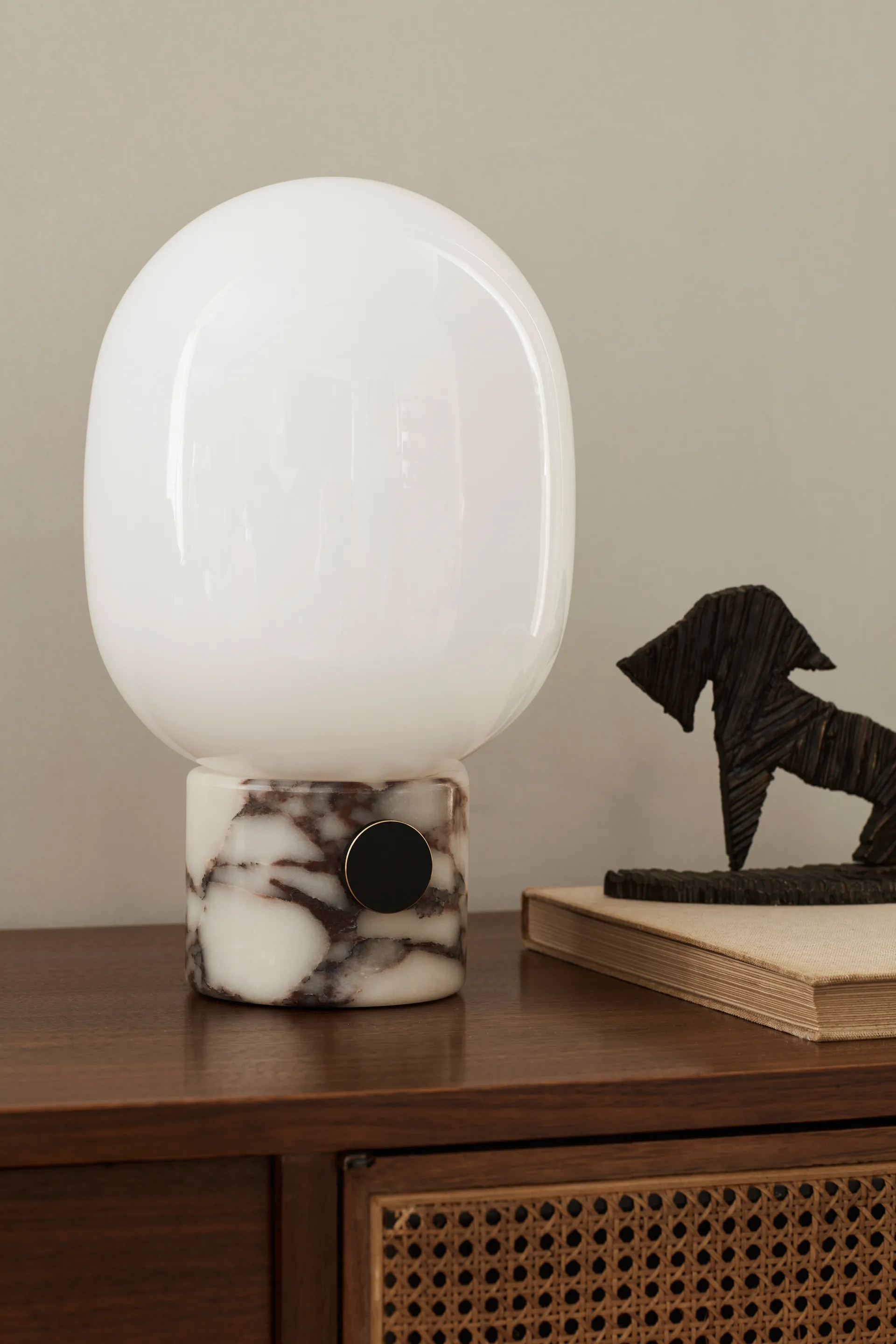 JWDA bordlampe marmor, Calacatta Viola-Marble Audo Copenhagen