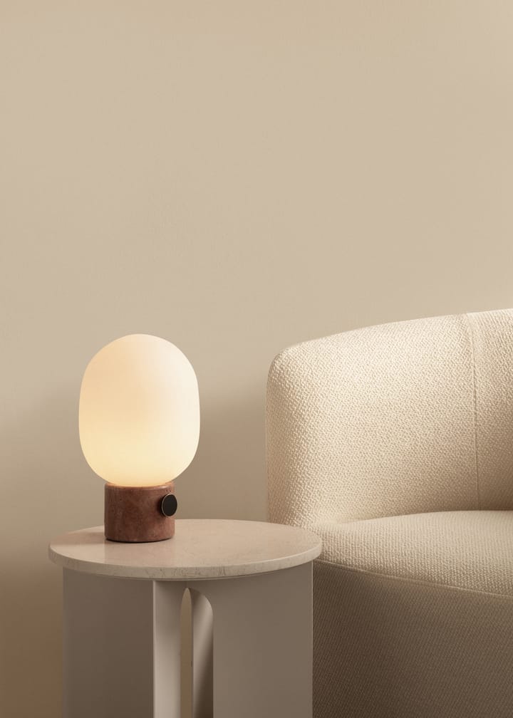 JWDA bordlampe, Red travertine Audo Copenhagen