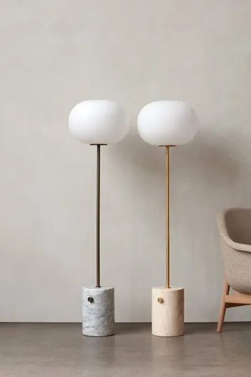 JWDA gulvlampe - Carrara marmor-bronzeret messing, 130 cm - Audo Copenhagen
