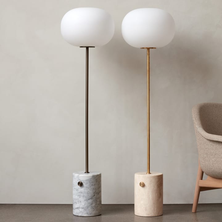 JWDA gulvlampe, Marmor-bronzeret messing Audo Copenhagen