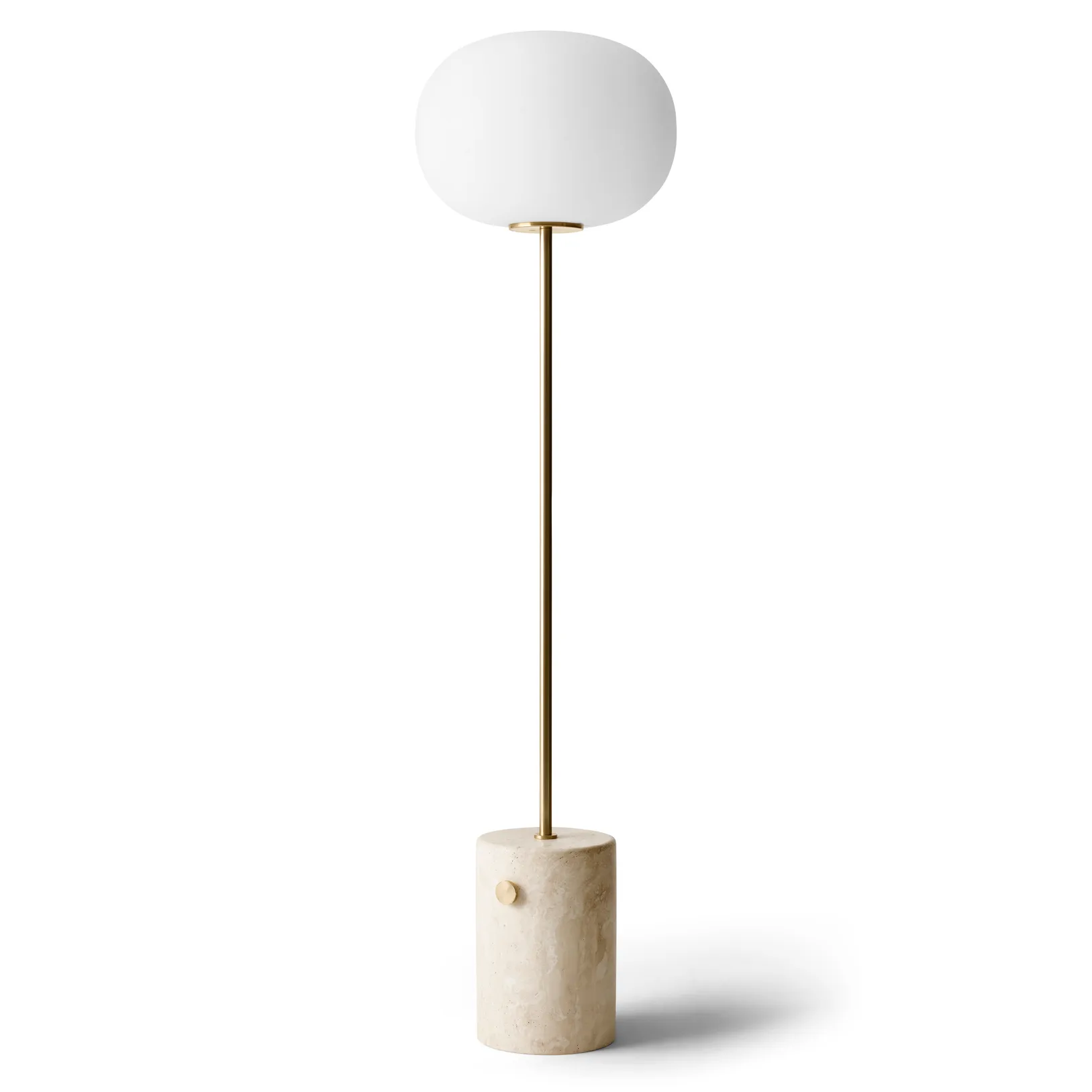 JWDA gulvlampe, Travertin-messing, 150 cm Audo Copenhagen