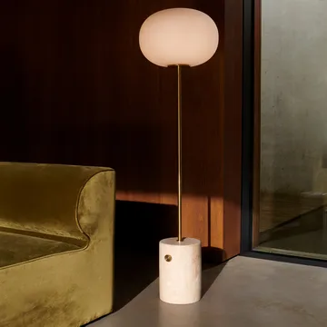 JWDA gulvlampe - Travertin-messing, 150 cm - Audo Copenhagen