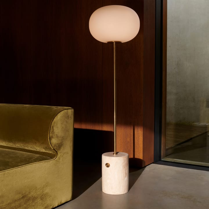 JWDA gulvlampe, Travertin-messing Audo Copenhagen