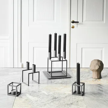 Kubus 1 lysestage - Grå - Audo Copenhagen