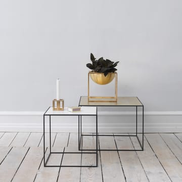 Kubus 1 lysestage - messing - Audo Copenhagen