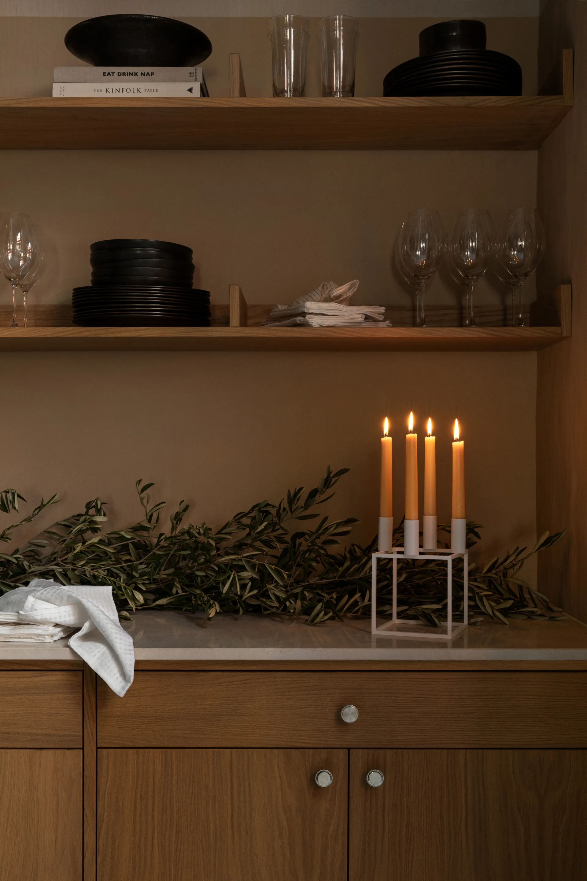 Kubus 4 lysestage, hvid Audo Copenhagen