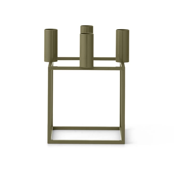 Kubus 4 lysestage, Olive Audo Copenhagen
